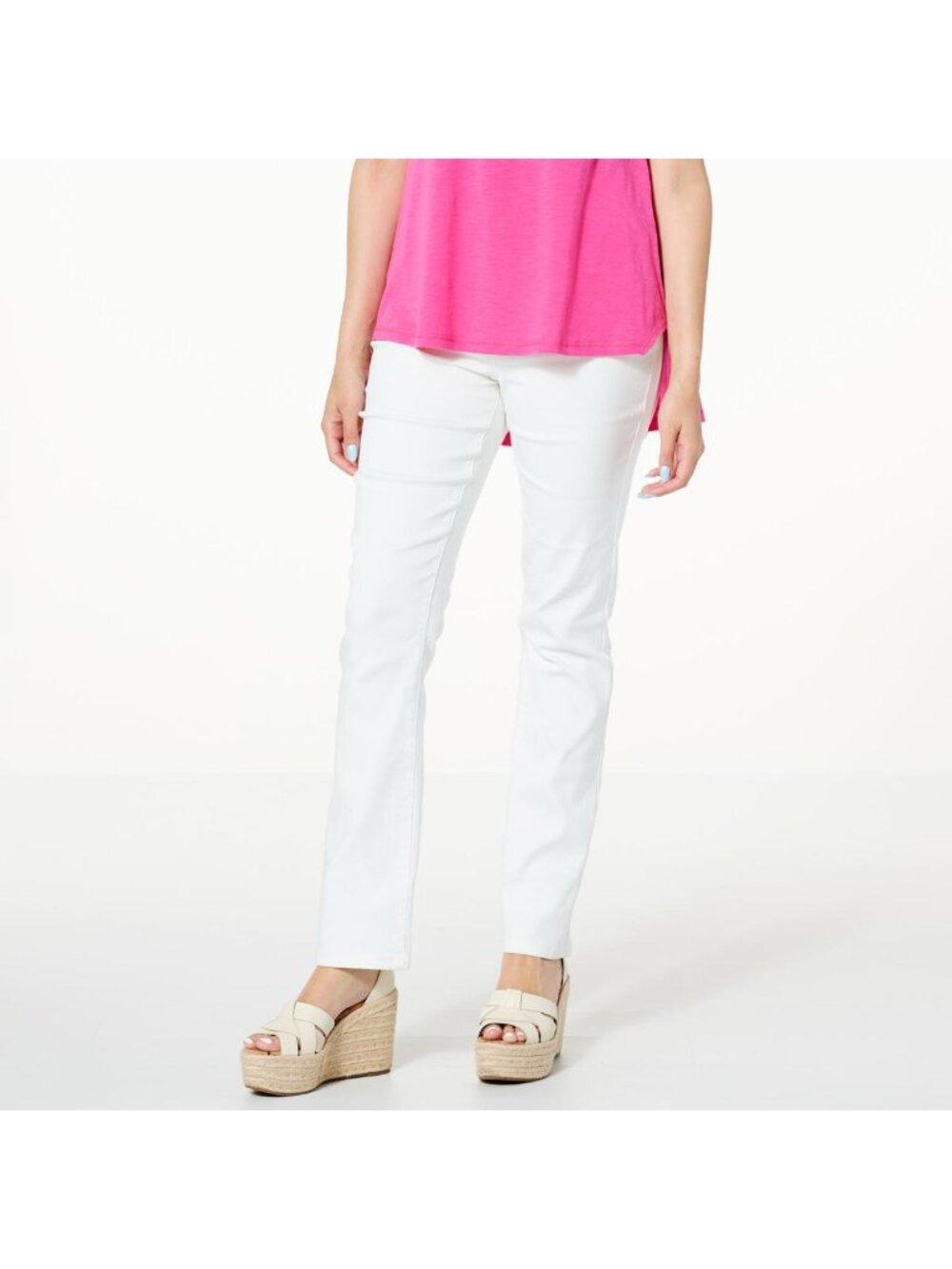 DG2 Diane Gilman Jean Size 20W Virtual Stretch Denim Straight Leg Minimalist NEW
